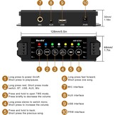 Inbouw Waterdichte Bluetooth Speakers voor Binnen & Buiten 4 inch Zwart (4 stuks)