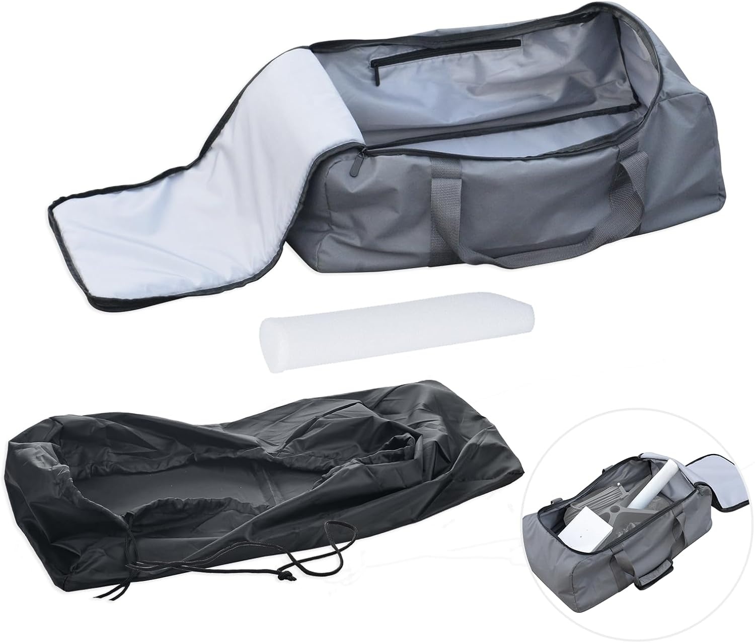 Opbergtas Set voor Starlink V2 - Draagtas, Trekkoordzak & Stanghoes - 600D Oxford-doek