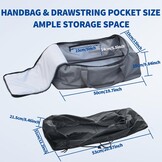 Opbergtas Set voor Starlink V2 - Draagtas, Trekkoordzak & Stanghoes - 600D Oxford-doek