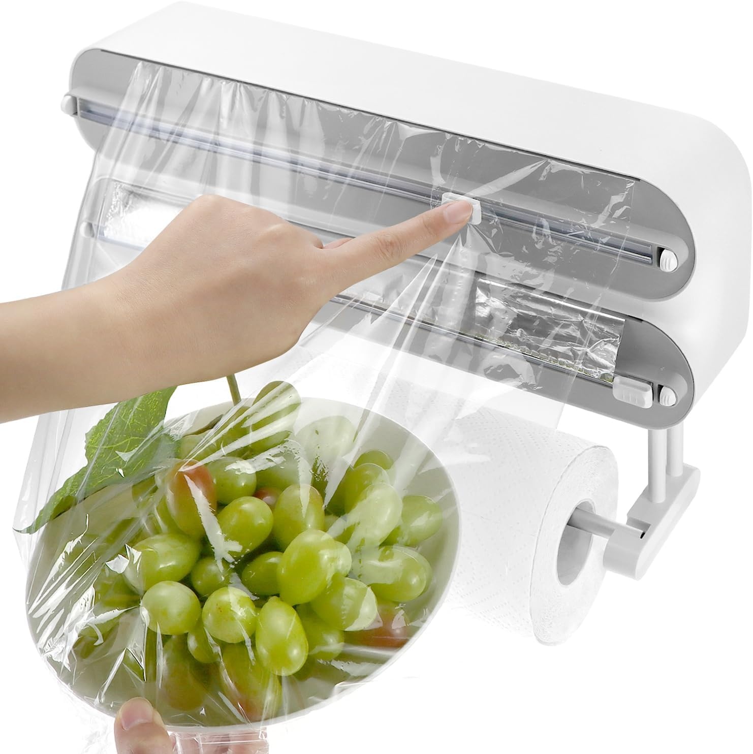 3-in-1 Foliedispenser & Keukenrolhouder met Snijder - 39% Korting