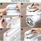 3-in-1 Foliedispenser & Keukenrolhouder met Snijder - 39% Korting