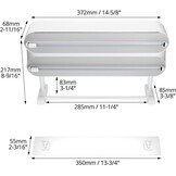 3-in-1 Foliedispenser & Keukenrolhouder met Snijder - 39% Korting