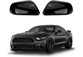 Zijspiegelkappen Glanzend Zwart Ford Mustang 2015-2024 - 40% Korting!