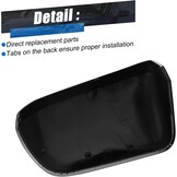 Zijspiegelkappen glanzend zwart 1 paar voor Ford Mustang 2015-2024 zonder knipperlicht