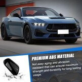 Zijspiegelkappen glanzend zwart 1 paar voor Ford Mustang 2015-2024 zonder knipperlicht