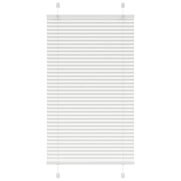 VidaXL Plissé rolgordijn Wit - 75x100 cm met 56% Korting