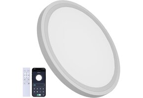 Dimbare LED Plafondlamp Ø40cm 33W - Met Nachtlamp & App Bediening