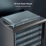 Gigabit PoE Switch 48 Poorten (48x PoE+, 2x SFP) 800W - 62% Korting