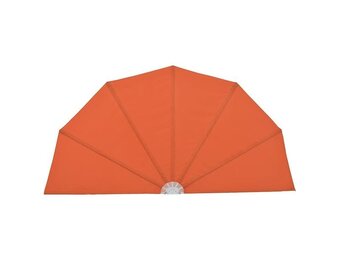 vidaXL Terrasscherm inklapbaar 160 cm terracottakleurig