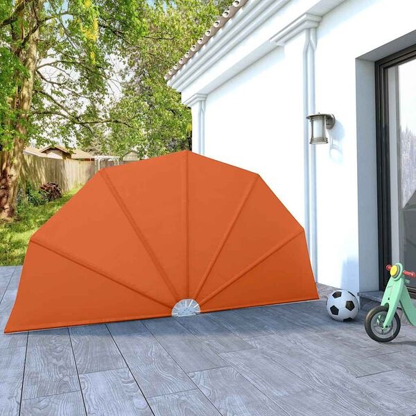 Inklapbaar Terrasscherm 160 cm Terracotta - 60% Korting!