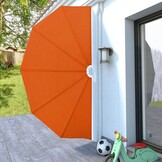 Inklapbaar Terrasscherm 160 cm Terracotta - 60% Korting!