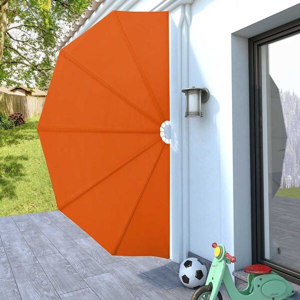 Inklapbaar Terrasscherm 160 cm Terracotta - 60% Korting!