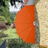 Inklapbaar Terrasscherm 160 cm Terracotta - 60% Korting!