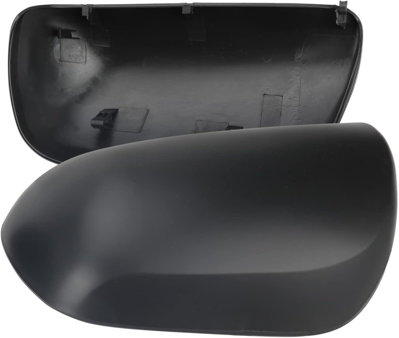 Zijspiegelkappen 1 paar gestructureerd zwart kunststof voor Toyota Yaris 2005-2011