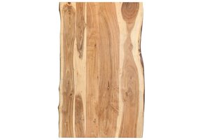 Massief Acaciahout Tafelblad 100x(50-60)cm - 36% Korting!