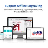 Lasergraveermachine 20W voor hout, volledig metaal, 600x600 mm graveeroppervlak, nauwkeurige focus