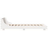 VidaXL Grenenhouten Bedframe Wit 140x200 cm - 65% Korting