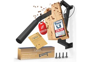 Handmatige Houtsplijter & Houtkliever - Wandhouder voor Brandhout - Robuuste Constructie - Zonder Stroom/Benzine - Voor Binnen & Buiten