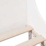 VidaXL Grenenhouten Bedframe Wit 140x200 cm - 65% Korting
