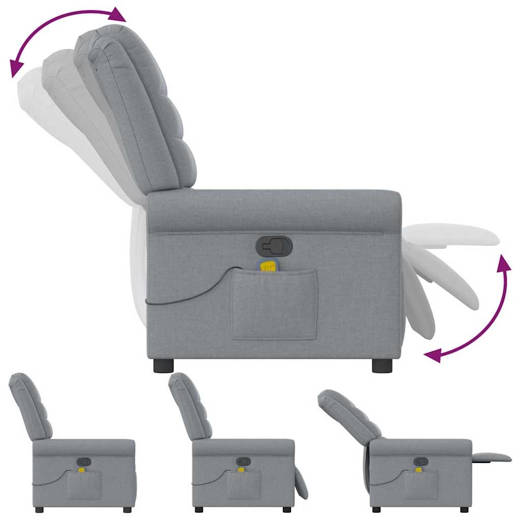 Gedeeltelijk geretourneerde Massagestoel (Lichtgrijs, 52% Korting)