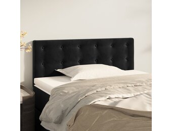VidaXL Hoofdbord 90x5x78/88 cm Fluweel Zwart - 69% Korting!