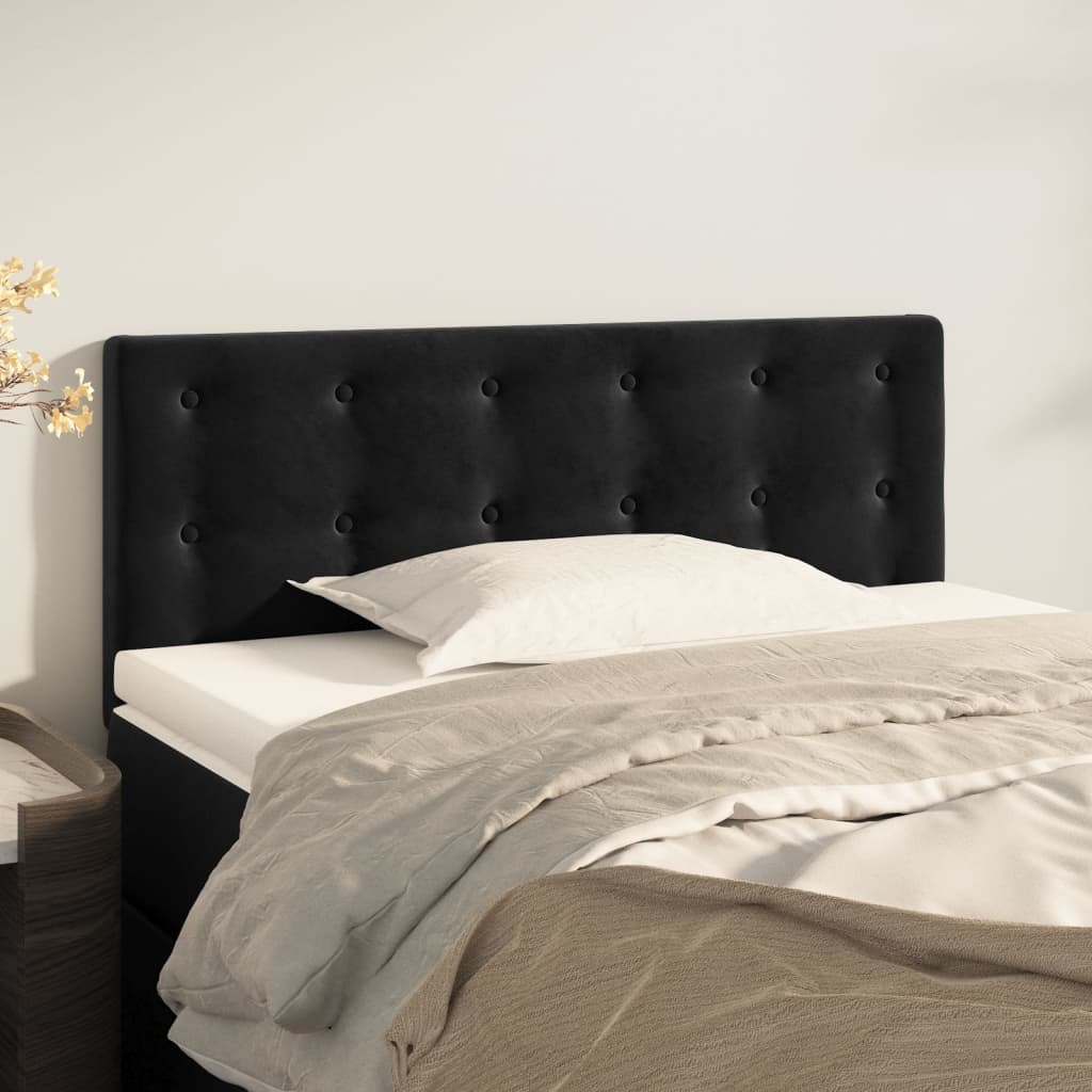 VidaXL Hoofdbord 90x5x78/88 cm Fluweel Zwart - 69% Korting!
