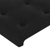 VidaXL Hoofdbord 90x5x78/88 cm Fluweel Zwart - 69% Korting!