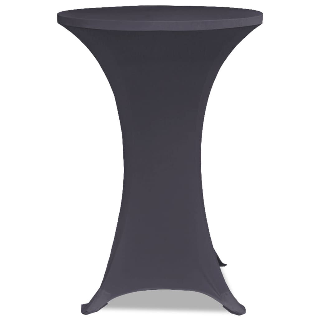 vidaXL Stoelhoes Stretch Antraciet (2 stuks) - 40% Korting!