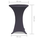 vidaXL Stoelhoes Stretch Antraciet (2 stuks) - 40% Korting!