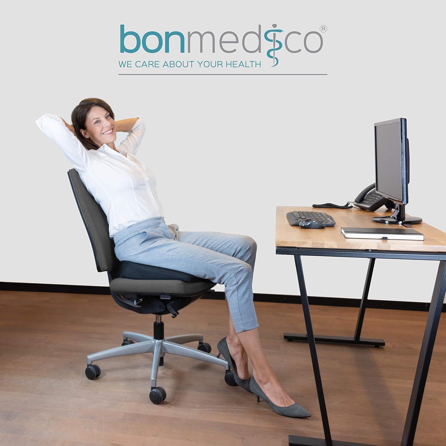Ergonomisch Wigkussen Bonmedico - 51% Korting