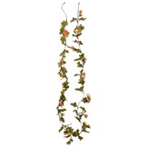 vidaXL Kerstslingers met Bloemen - 6 stuks, 215 cm, Zonsondergang Rood - 55% Korting!