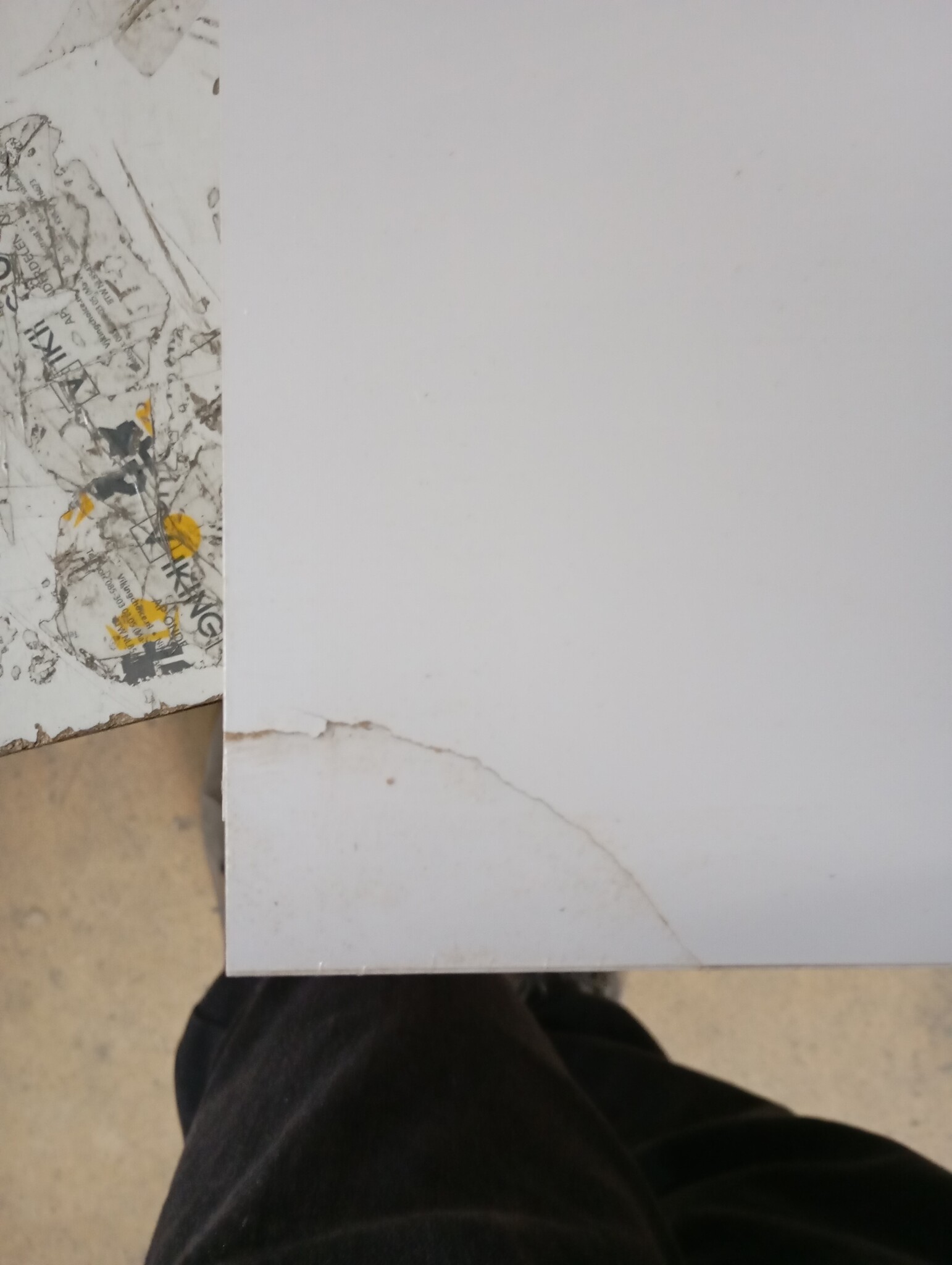 2 zwevende wandschappen - 60cm wit MDF met 72% korting