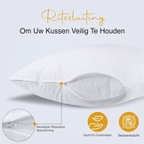 Set van 2 Waterdichte Kussenbeschermers 60x60 cm - 50% Korting