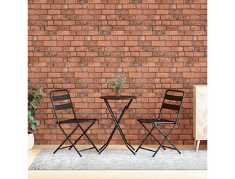 vidaXL 3D Wandpanelen Baksteen Terracotta (10 st.) - 61% Korting