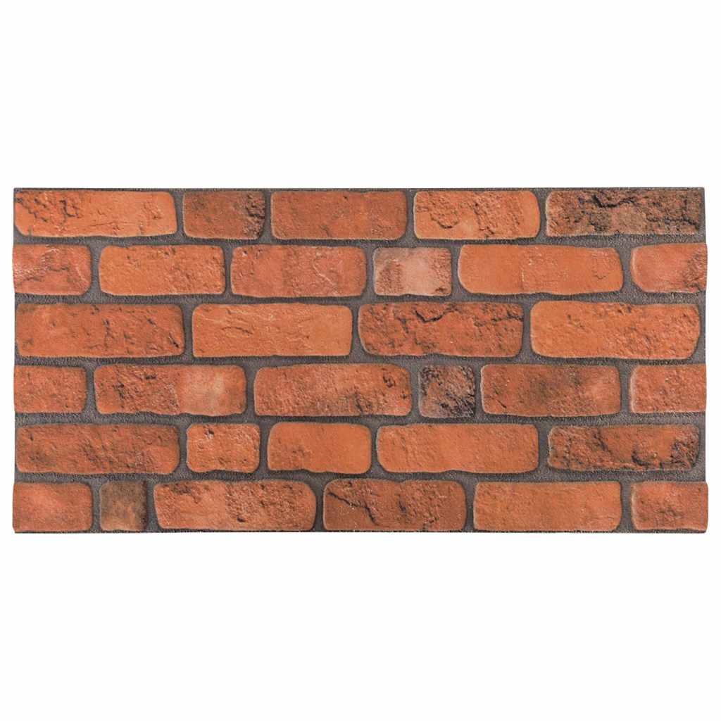 vidaXL 3D Wandpanelen Baksteen Terracotta (10 st.) - 61% Korting