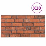 vidaXL 3D Wandpanelen Baksteen Terracotta (10 st.) - 61% Korting