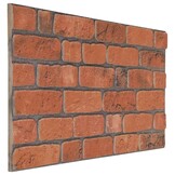 vidaXL 3D Wandpanelen Baksteen Terracotta (10 st.) - 61% Korting
