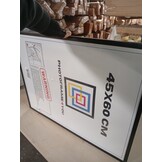 Zwarte Fotolijst 45x60 cm - Onbreekbaar Acrylglas | 67% Korting