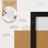 Zwarte Fotolijst 45x60 cm - Onbreekbaar Acrylglas | 67% Korting