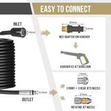 Afvoerreinigingsslang 30m (36% korting) - Karcher K1-K7