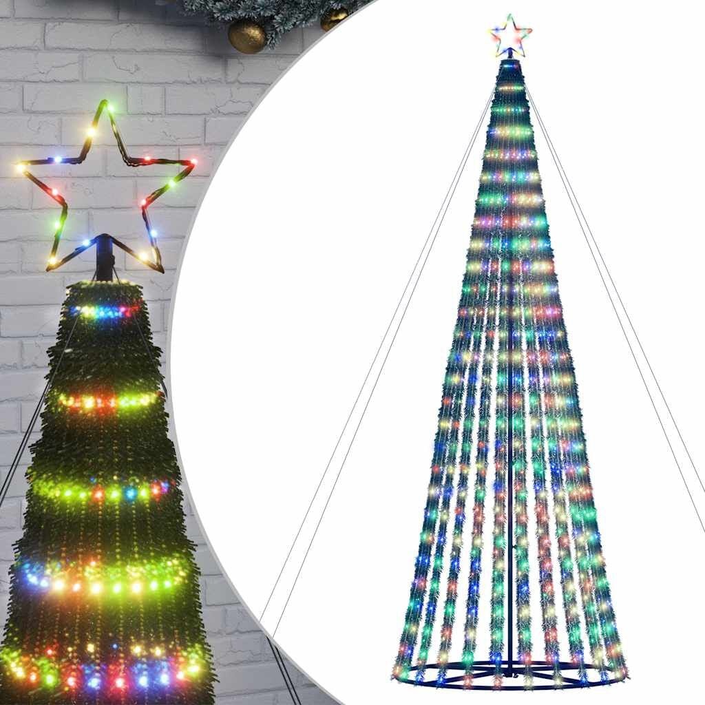 Gekleurde LED Kerstboom 403cm met 1028 Lampjes - 8 Lichteffecten - 87% Korting