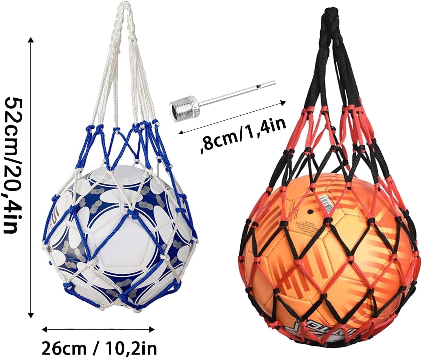 Draagbaar Balnet Set (2x) - Voetbal & Tennis - 45% Korting