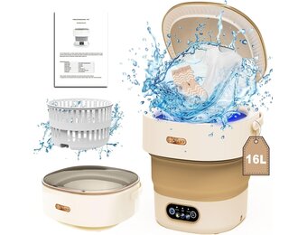 Opvouwbare Mini-wasmachine 15L - 36% Korting!