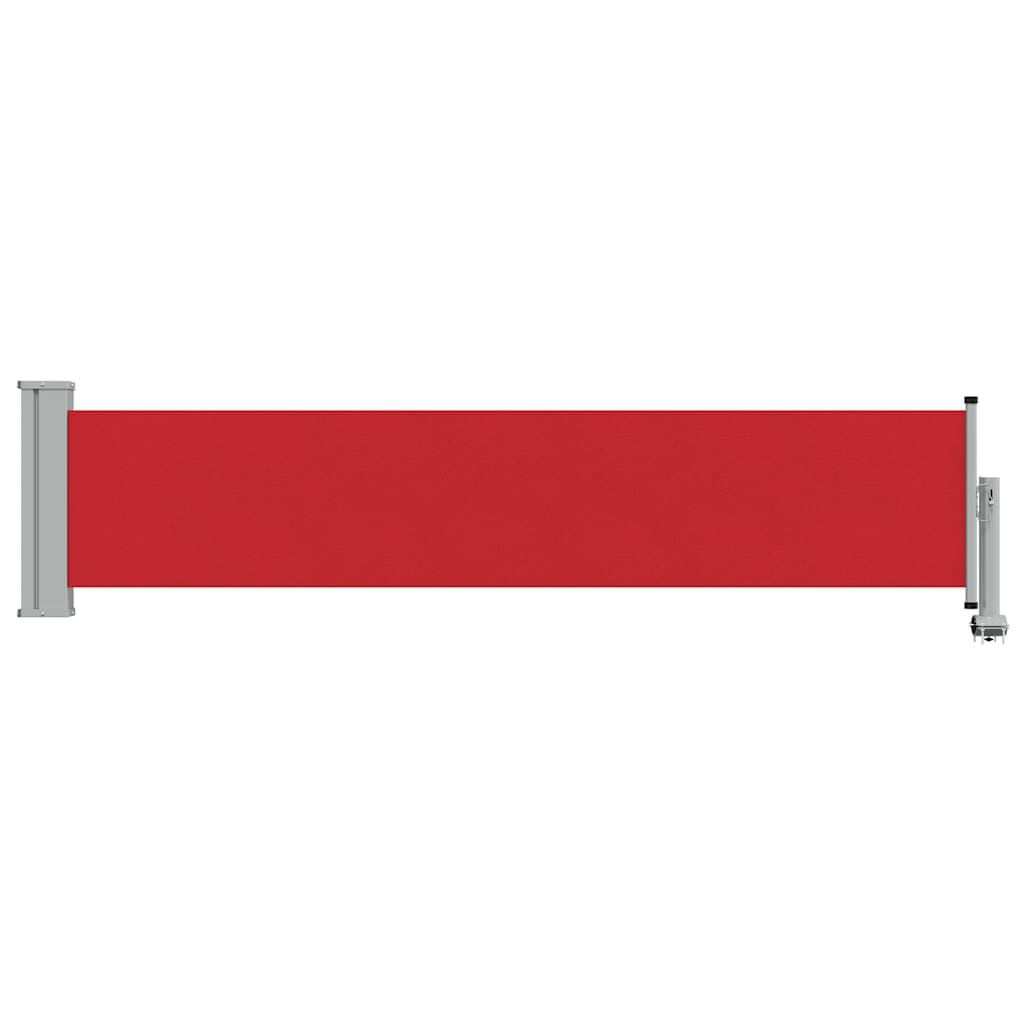 vidaXL Uittrekbaar Tuinscherm 60x300 cm Rood - 60% Korting!
