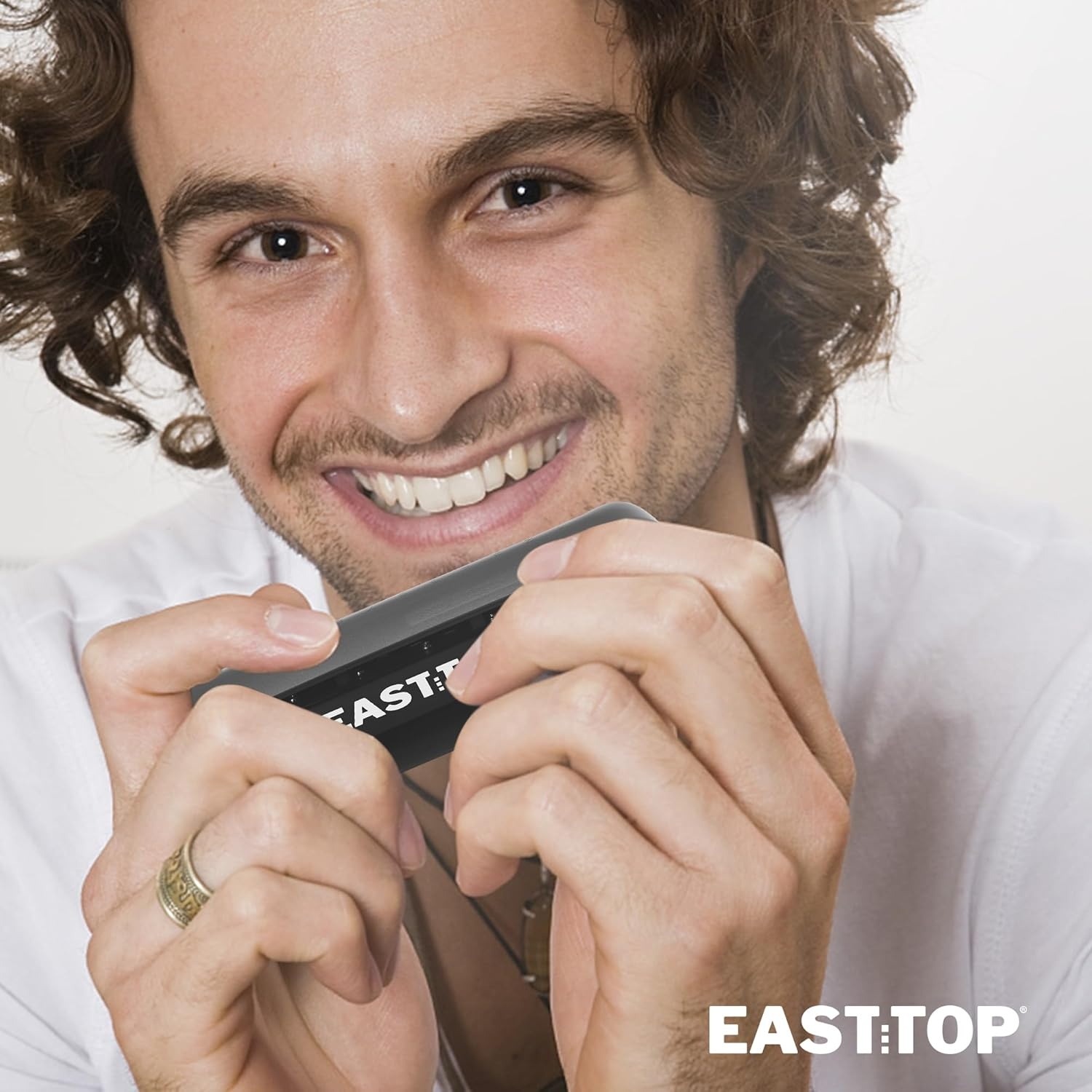 East Top Chromatische Harmonica ET12-BK Zwart | -48% Korting