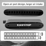 East Top Chromatische Harmonica ET12-BK Zwart | -48% Korting