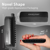 Chromatische Mondharmonica 12 Tonen - 36% Korting!