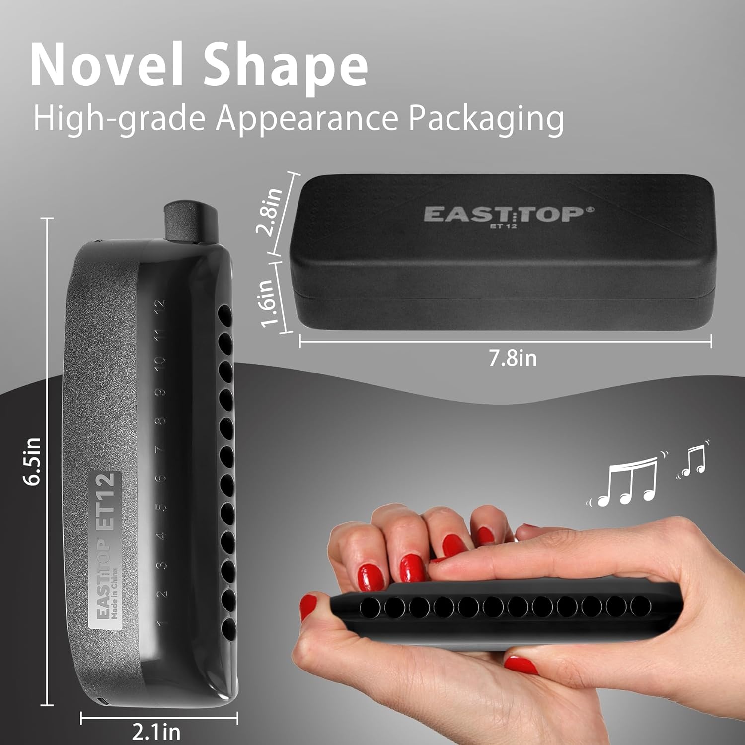 Chromatische Mondharmonica 12 Tonen - 36% Korting!