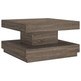 vidaXL Salontafel 60x60x35 cm MDF Grijs - 79% Korting!