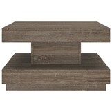 vidaXL Salontafel 60x60x35 cm MDF Grijs - 79% Korting!